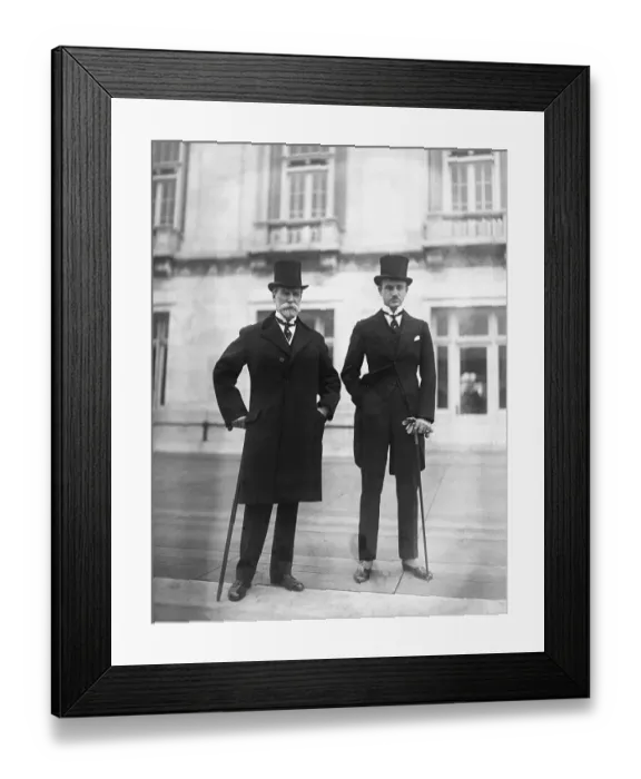 Framed Print : Charles Evans Hughes And Sumner Welles Framed Print : Charles Evans Hughes And Sumner Welles