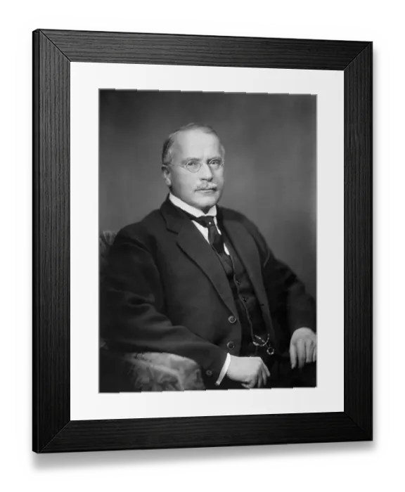 Framed Print : Psychologist Carl G. Jung Framed Print : Psychologist Carl G. Jung