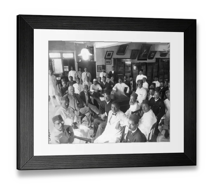 Framed Print : Gandhi And Members Of Nationalist Party Framed Print : Gandhi And Members Of Nationalist Party