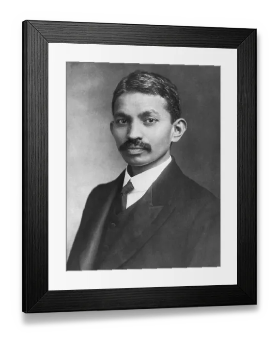 Framed Print : Early Photo Of Mahama Gandhi Framed Print : Early Photo Of Mahama Gandhi