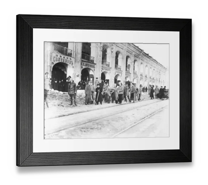 Framed Print : Russian Aristocrats Working in Bolshevik Russia Framed Print : Russian Aristocrats Working in Bolshevik Russia
