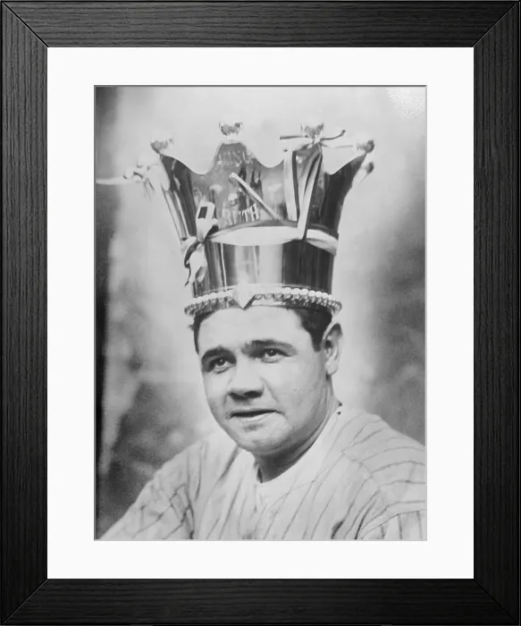 Framed Print : Portrait of Babe Ruth Framed Print : Portrait of Babe Ruth