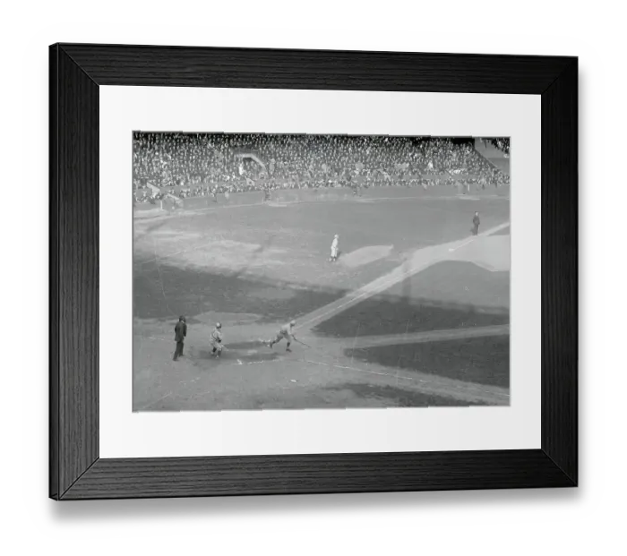 Framed Print : Irish Meusel During Second Inning of Baseball Game Framed Print : Irish Meusel During Second Inning of Baseball Game