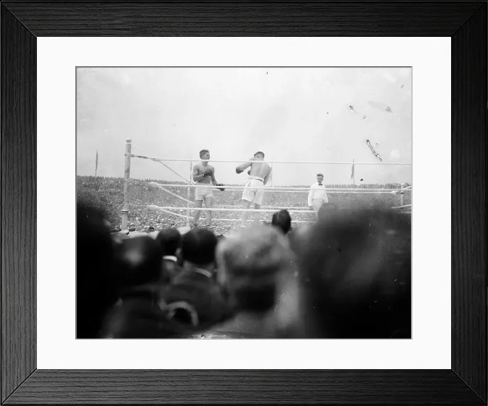 Framed Print : Dempsey-Carpentier Fight Framed Print : Dempsey-Carpentier Fight