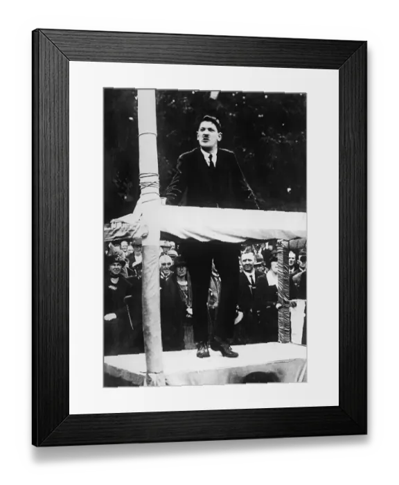Framed Print : Sinn Feiner Leader Makes A Speech Framed Print : Sinn Feiner Leader Makes A Speech