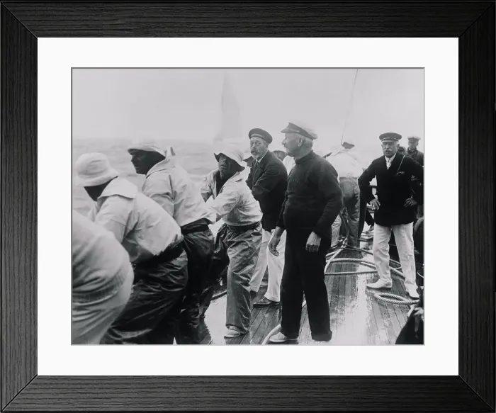 Framed Print : King George Competing in Regatta Framed Print : King George Competing in Regatta