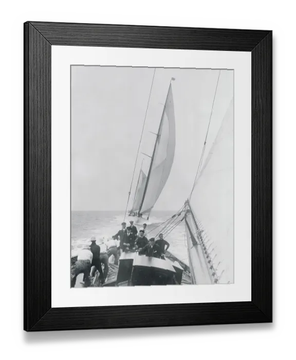 Framed Print : King George V Competing in Regatta Framed Print : King George V Competing in Regatta