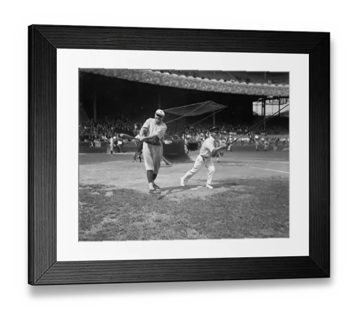 Framed Print : Babe Ruth Competing with Surf Caster Framed Print : Babe Ruth Competing with Surf Caster