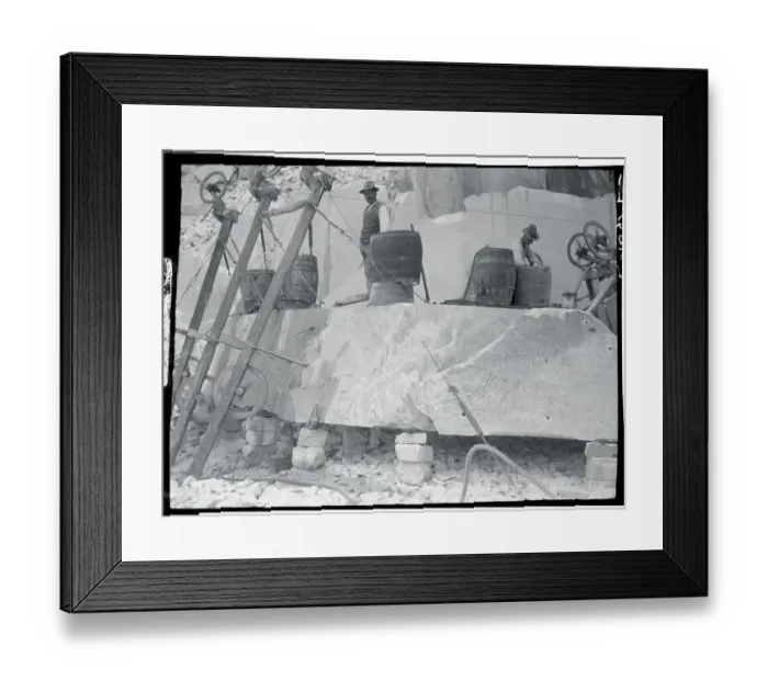 Framed Print : Workers in Quarries Framed Print : Workers in Quarries
