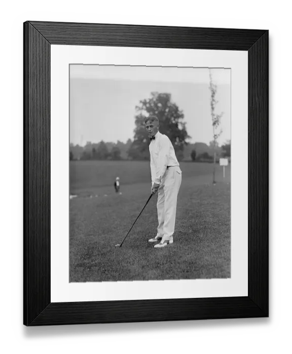 Framed Print : Bobby T. Jones, Jr. Golfing Framed Print : Bobby T. Jones, Jr. Golfing