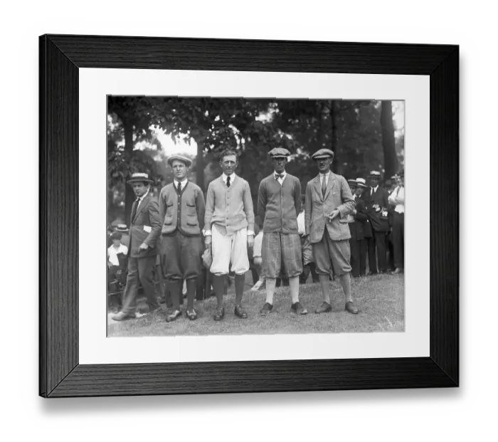 Framed Print : Golfing Champs of 1921 Framed Print : Golfing Champs of 1921