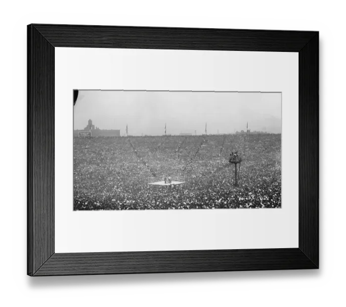 Framed Print : Dempsey-Carpentier Fight Framed Print : Dempsey-Carpentier Fight