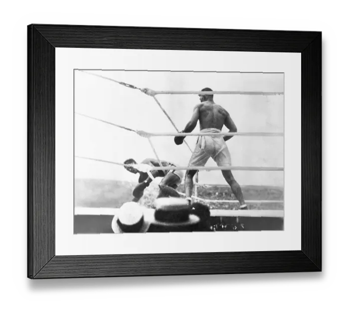 Framed Print : Jack Dempsey and Georges Carpentier in the Ring Framed Print : Jack Dempsey and Georges Carpentier in the Ring