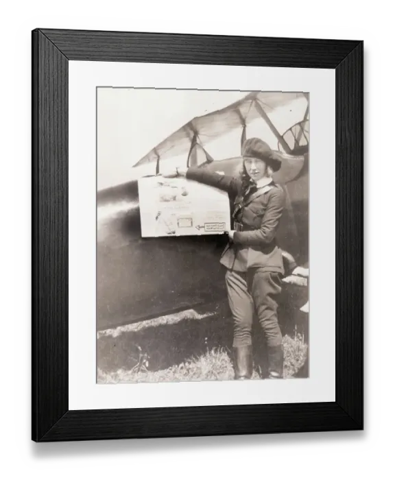 Framed Print : Laura Bromwell Holds Flight Poster