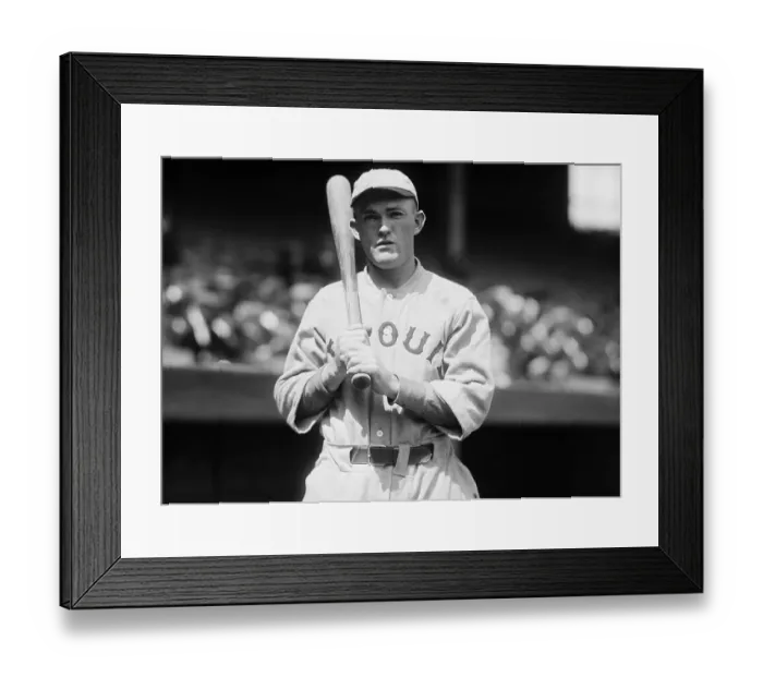 Framed Print : St. Louis Cardinals Baseball Player Rogers Hornsby Framed Print : St. Louis Cardinals Baseball Player Rogers Hornsby