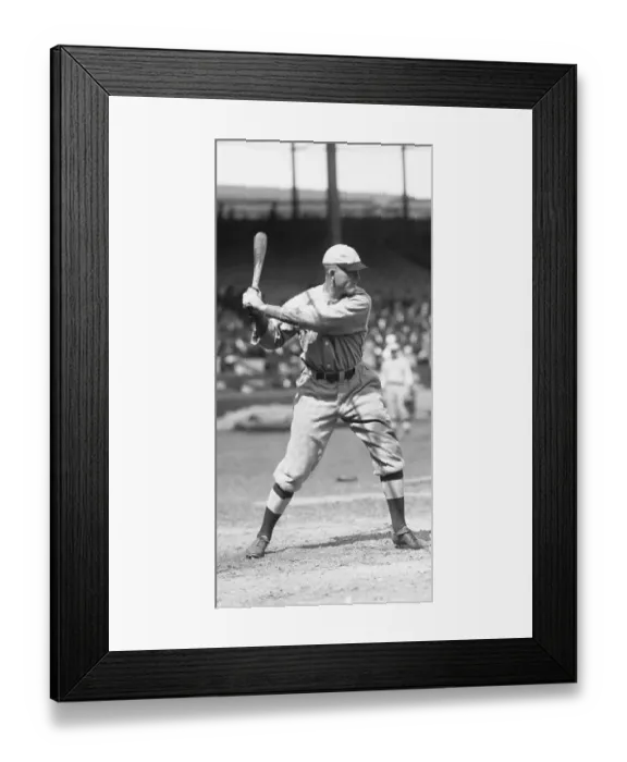 Framed Print : St Louis Cardinals Rogers Hornsby Batting at Polo Grounds Framed Print : St Louis Cardinals Rogers Hornsby Batting at Polo Grounds