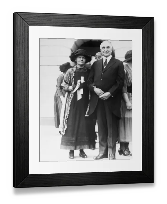 Framed Print : Marie Curie and President Warren G. Harding Framed Print : Marie Curie and President Warren G. Harding
