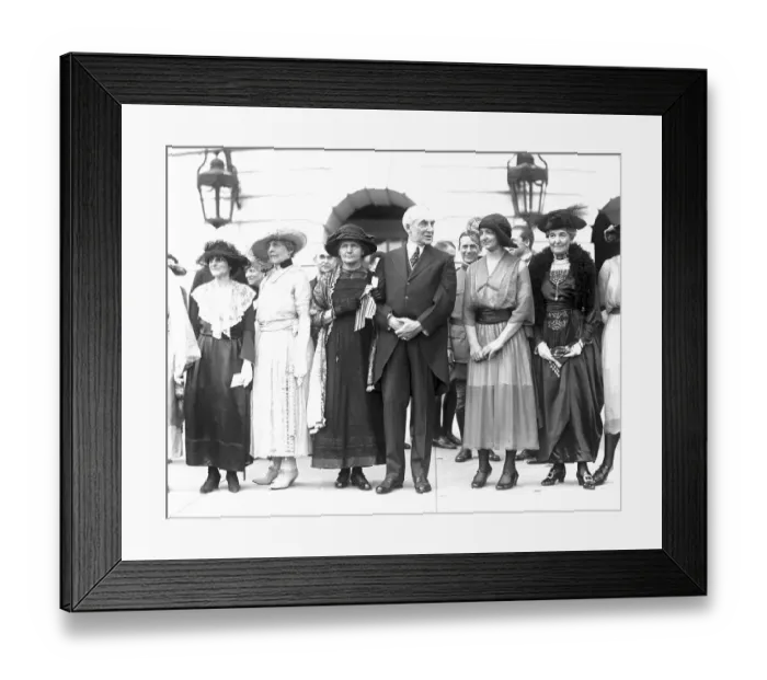 Framed Print : Marie Curie with President Warren Harding Framed Print : Marie Curie with President Warren Harding
