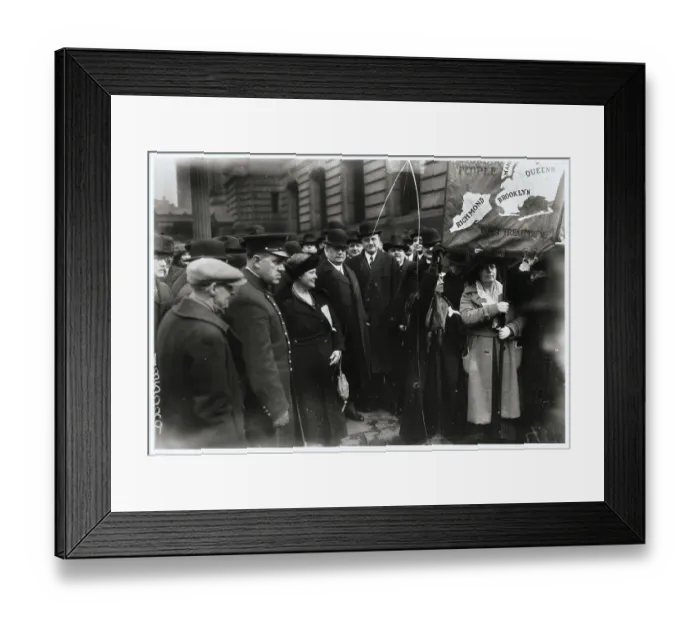 Framed Print : NYC Citizens Protesting Fare Hikes Framed Print : NYC Citizens Protesting Fare Hikes