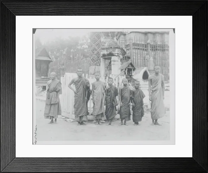 Framed Print : Buddhist Priests Framed Print : Buddhist Priests