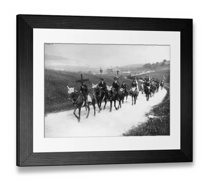 Framed Print : Procession on Horses at Easter Sunday Framed Print : Procession on Horses at Easter Sunday