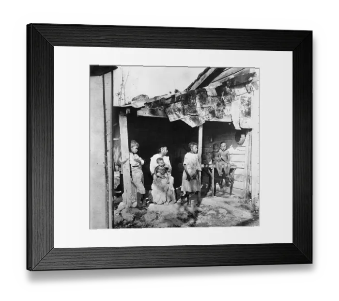 Framed Print : Portrait of Cuban Peasant Family Framed Print : Portrait of Cuban Peasant Family