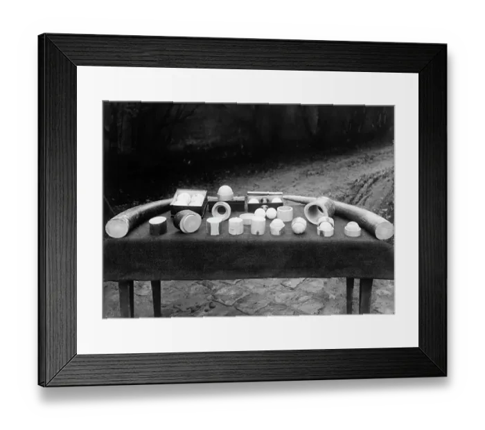 Framed Print : Billiard Balls And Measuring Molds Framed Print : Billiard Balls And Measuring Molds
