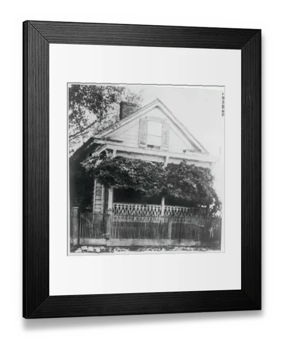 Framed Print : House Where Peggy Joyce was Born Framed Print : House Where Peggy Joyce was Born