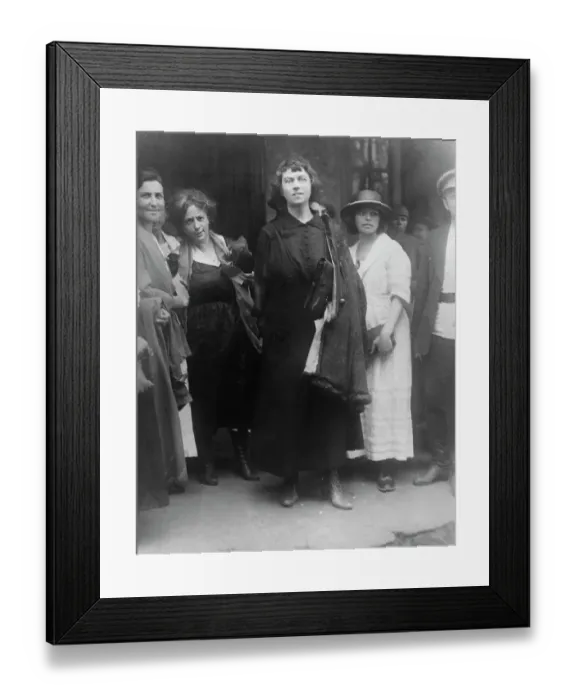Framed Print : Alexandra Kollontay with French Delegate Framed Print : Alexandra Kollontay with French Delegate