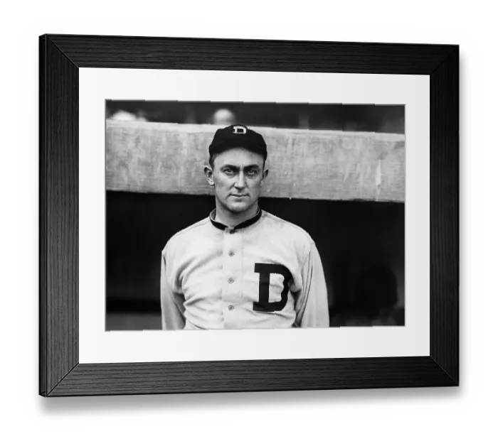 Framed Print : Baseball Player Ty Cobb Framed Print : Baseball Player Ty Cobb