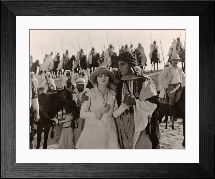 Framed Print : Scene from The Sheik Framed Print : Scene from The Sheik