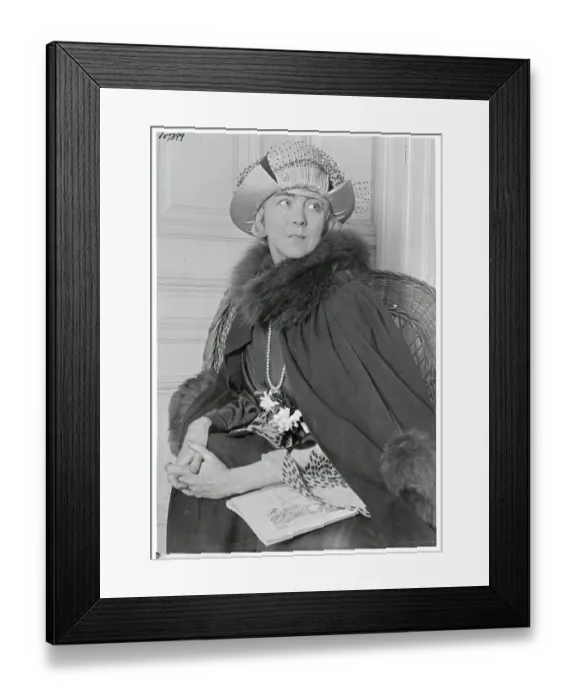 Framed Print : Ruth St. Denis Sitting with Hands Folded Framed Print : Ruth St. Denis Sitting with Hands Folded