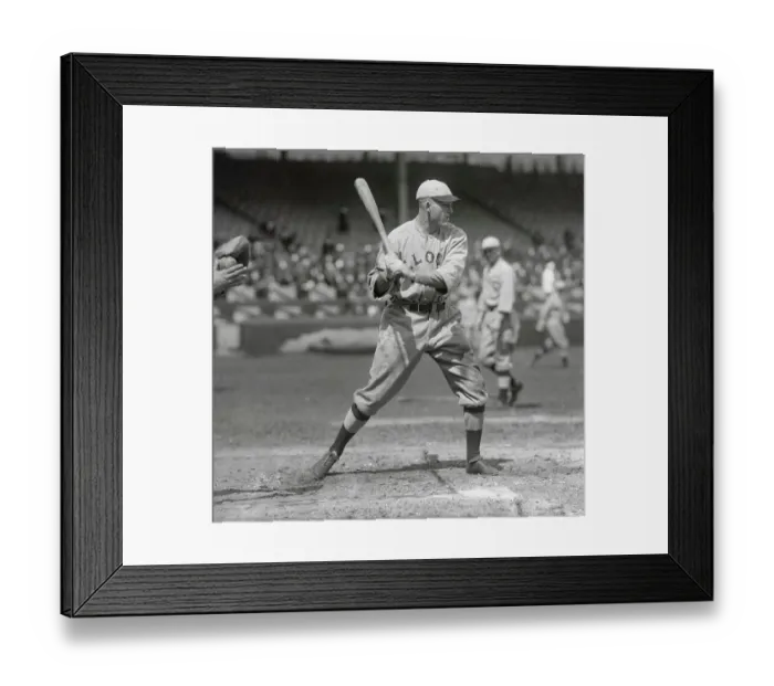Framed Print : St Louis Slugger Rogers Hornsby During Batting Action Framed Print : St Louis Slugger Rogers Hornsby During Batting Action