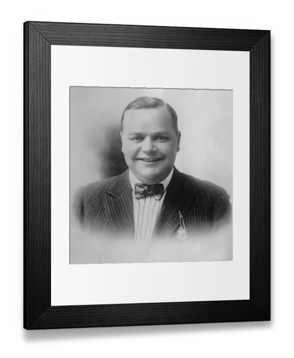 Framed Print : Actor Fatty Arbuckle Framed Print : Actor Fatty Arbuckle