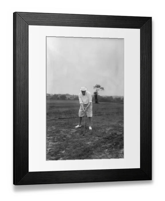 Framed Print : President Warren Harding Playing Golf Framed Print : President Warren Harding Playing Golf