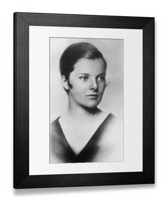 Framed Print : Katharine Hepburn at Age Fourteen Framed Print : Katharine Hepburn at Age Fourteen