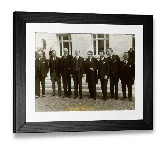 Framed Print : Portrait of Arms Conference Framed Print : Portrait of Arms Conference