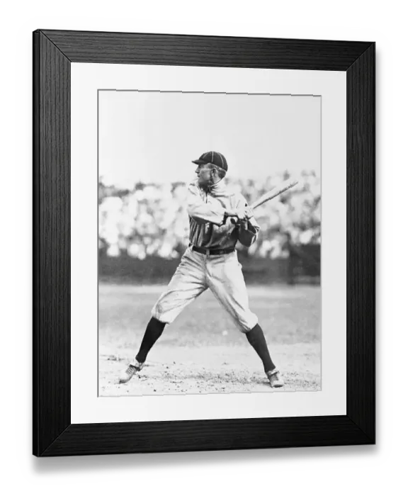 Framed Print : Ty Cobb Batting Framed Print : Ty Cobb Batting