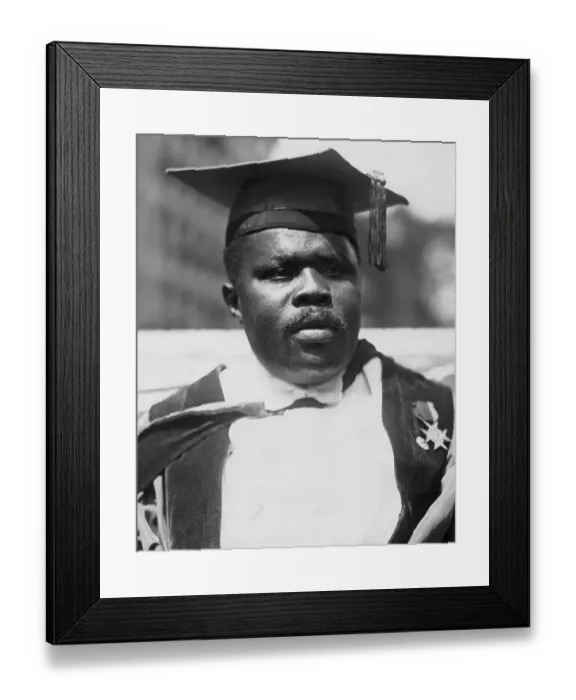 Framed Print : Civil Rights Activist Marcus Garvey Framed Print : Civil Rights Activist Marcus Garvey
