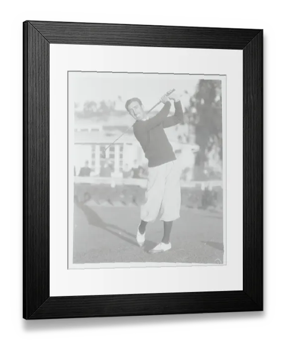 Framed Print : Tony Manero Swinging Golf Club Framed Print : Tony Manero Swinging Golf Club