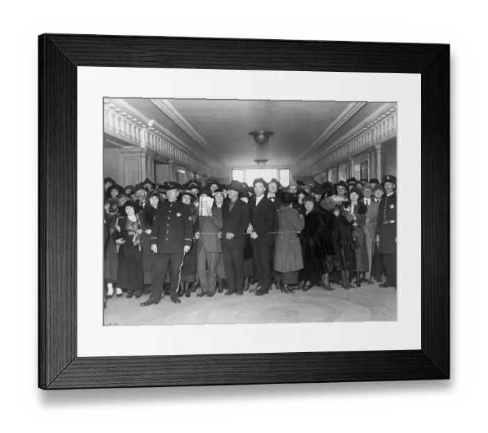 Framed Print : Five Men Arraigned in Police Courts Framed Print : Five Men Arraigned in Police Courts