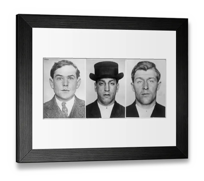 Framed Print : The Three Gangsters Who Were Lynched Framed Print : The Three Gangsters Who Were Lynched
