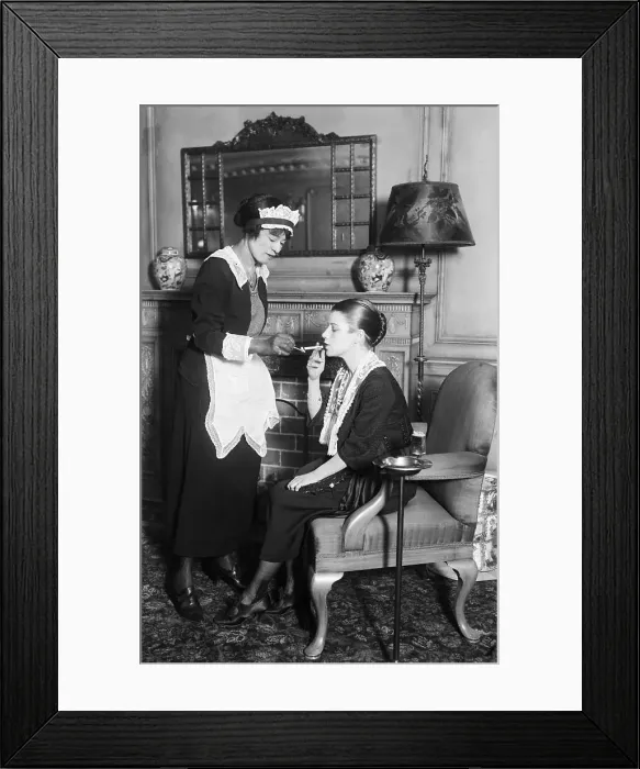 Framed Print : Frances White Smoking at Apollo Theater Framed Print : Frances White Smoking at Apollo Theater