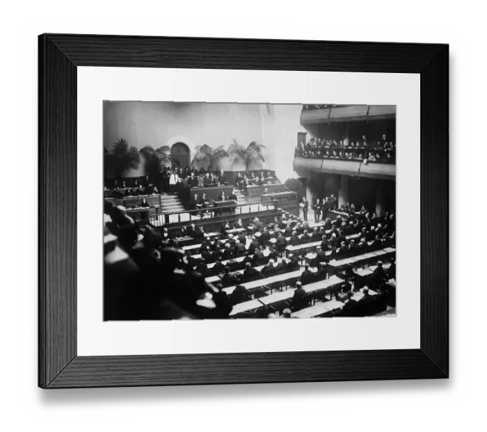 Framed Print : First Session of League of Nations Framed Print : First Session of League of Nations