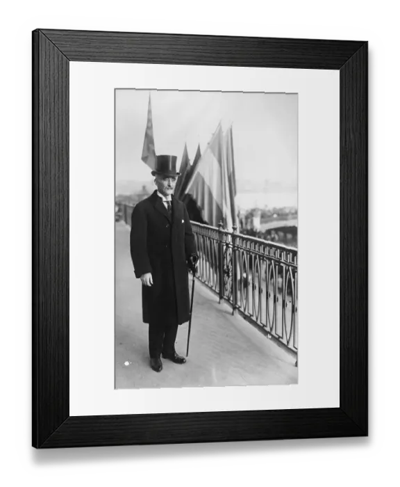 Framed Print : Paul Hymans League Of Nations President