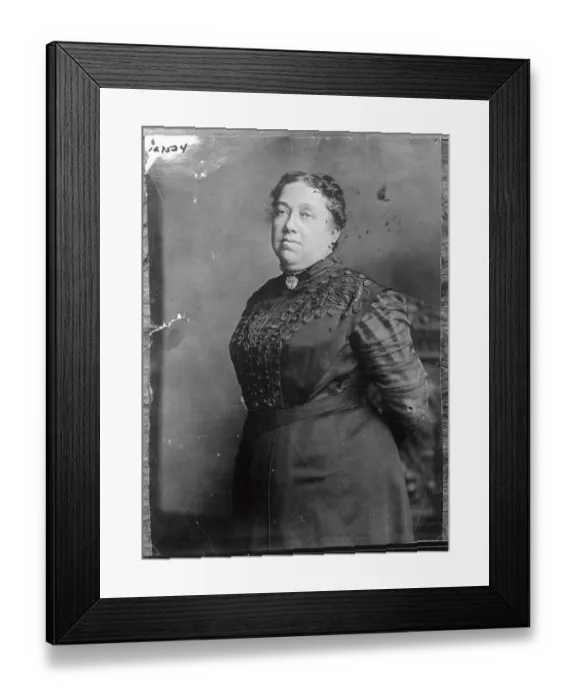 Framed Print : Portrait of Harriet Taylor Upton Framed Print : Portrait of Harriet Taylor Upton
