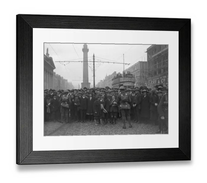 Framed Print : Rioting in Dublin Framed Print : Rioting in Dublin