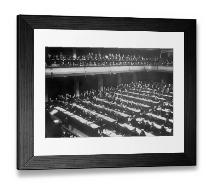 Framed Print : League of Nations Session Framed Print : League of Nations Session