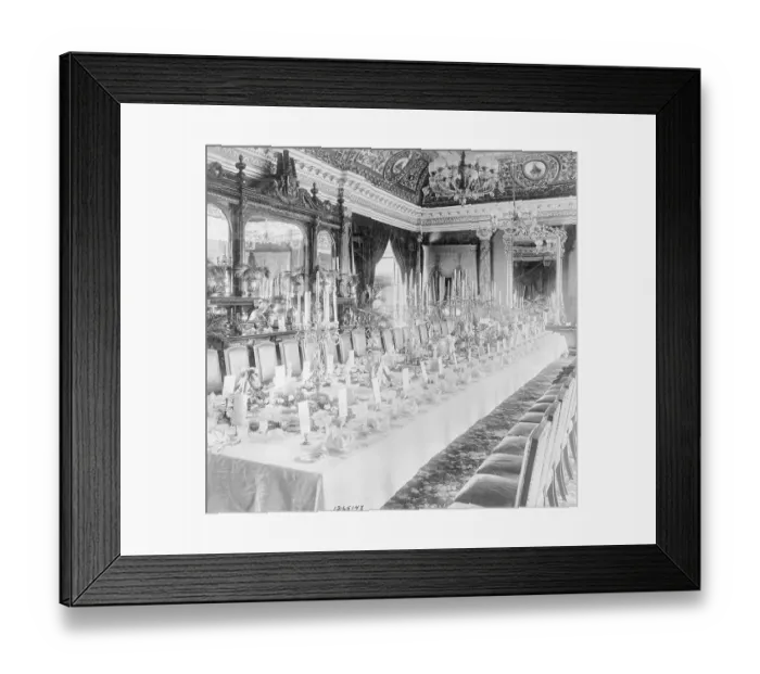 Framed Print : Dining Hall of Siam Royal Palace Framed Print : Dining Hall of Siam Royal Palace