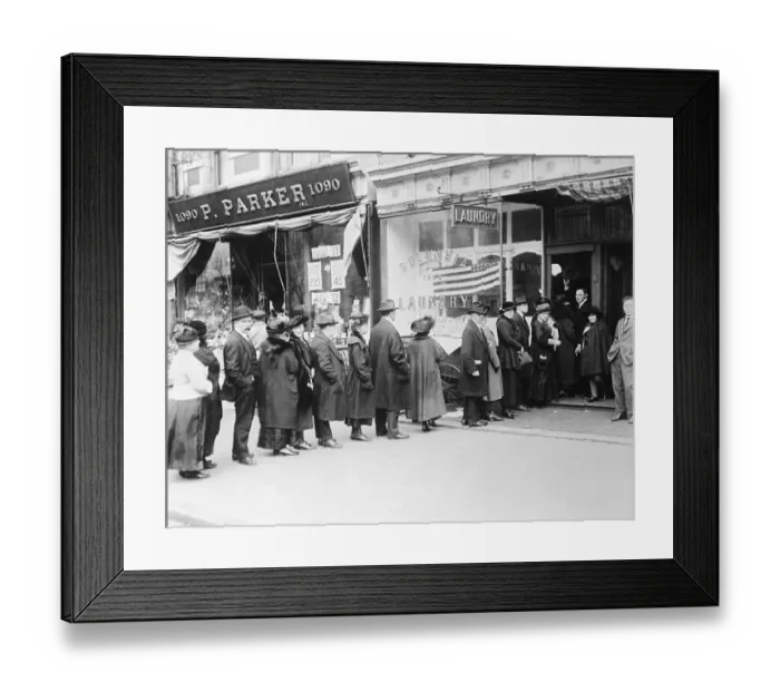 Framed Print : Women Casting First Votes at 111 Street and Broadway NYC Framed Print : Women Casting First Votes at 111 Street and Broadway NYC